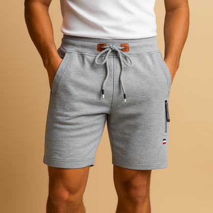 Comfortable Mens Athletic Shorts with Elastic Waistband - Vossary
