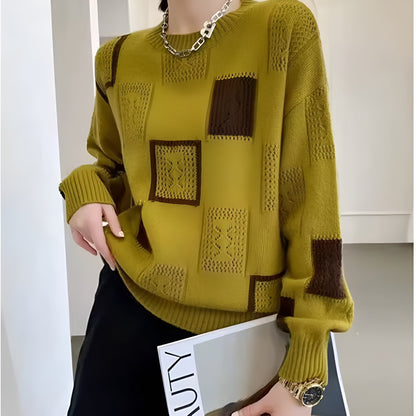 Classic Square Knit Sweater