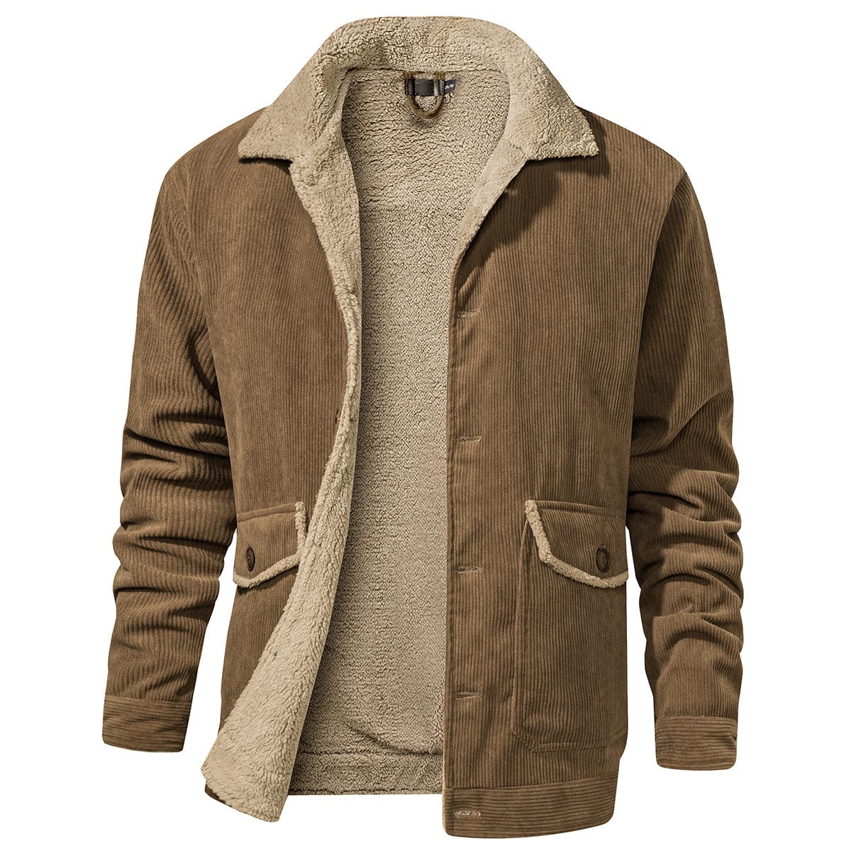 Casual Open Front Collar Jacket - EasyApparels
