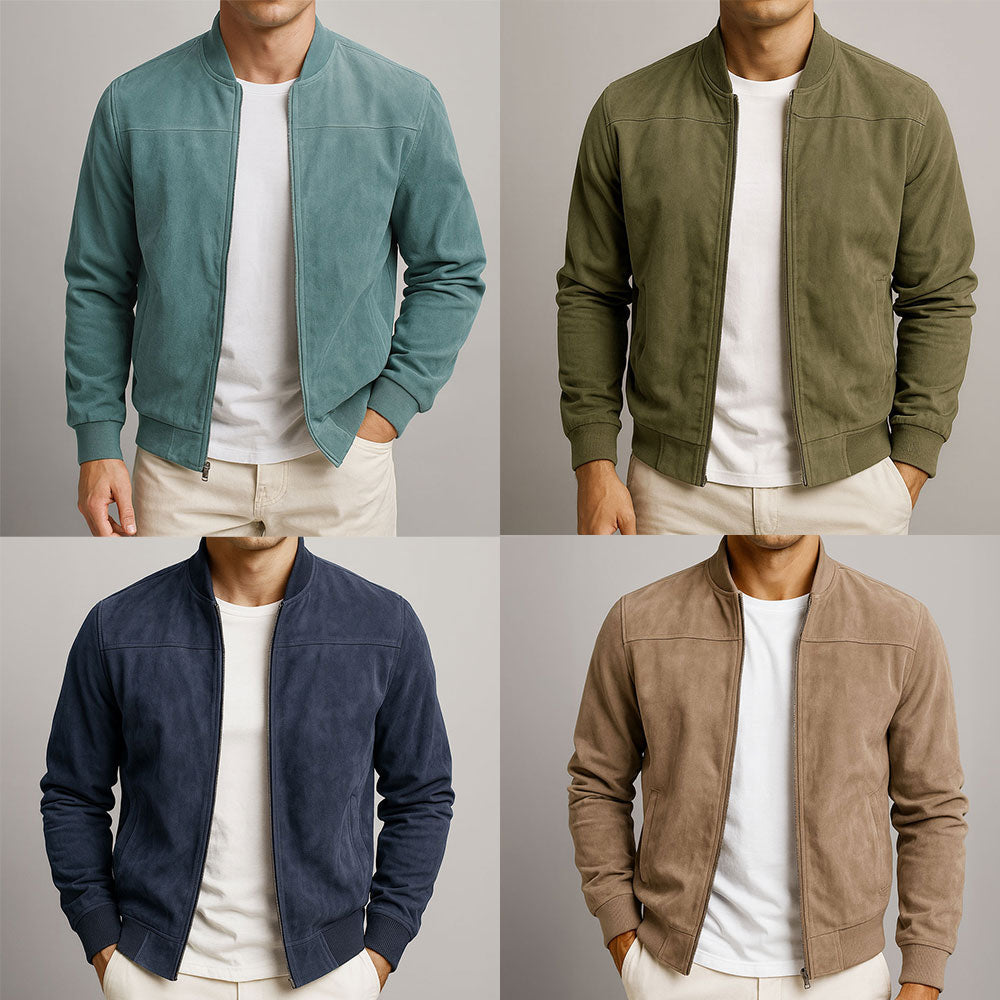 Slim Fit Water Repellent Zip Jacket