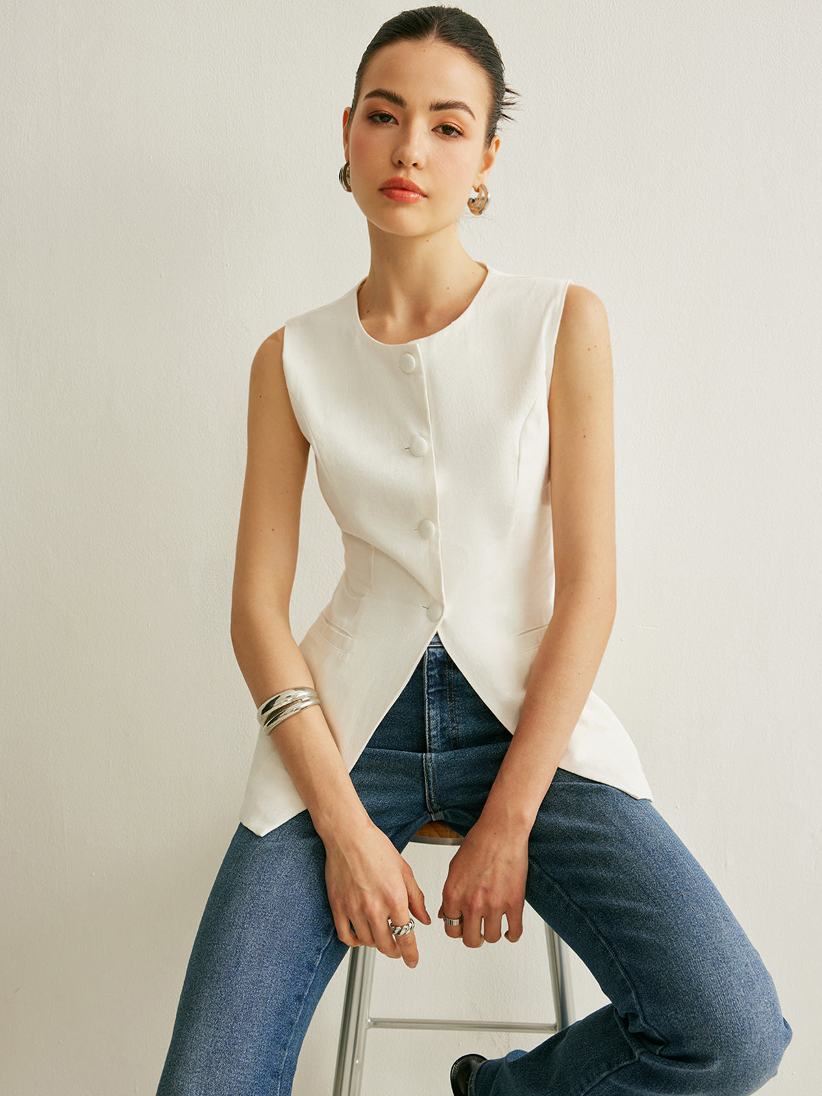 Simple Summer Sleeveless Tank Vest - EasyApparels