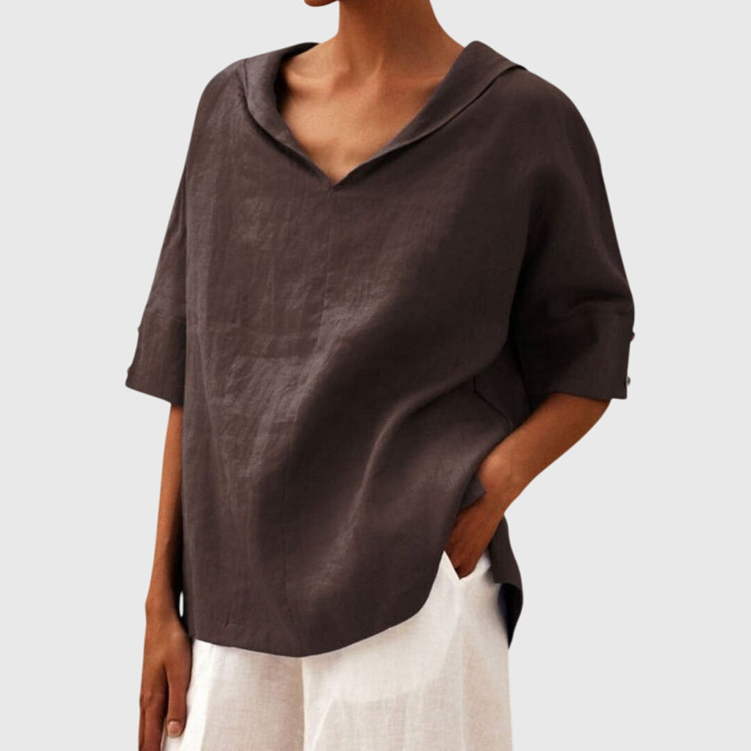 Relaxed Fit Women's Casual Blouse
