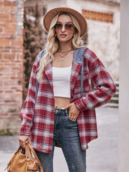Relaxed Fit Flannel Shirt Jacket - Soft Everyday Layer
