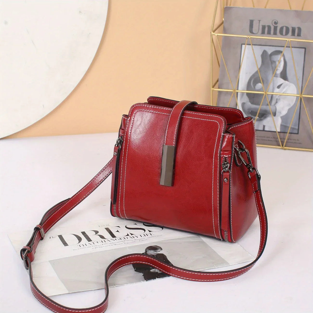 Classic Women's Leather Tote Bag