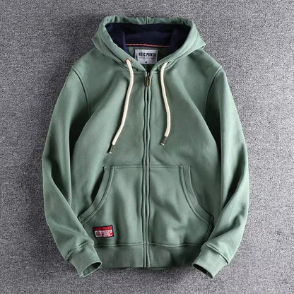 Comfortable Casual Zip Up Sweatshirt