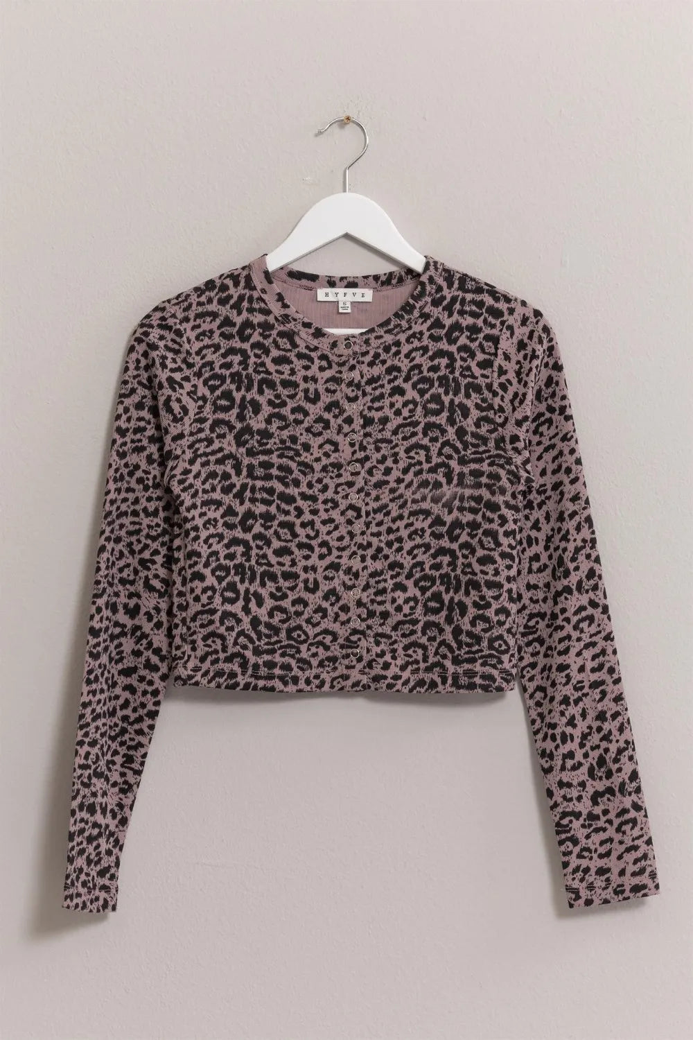 Wildlife Pattern Zip Up Short Cardigan - EasyApparels