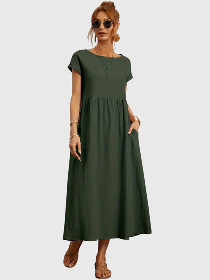 Elegant Mini Dress for Women Everyday Wear - Vossary