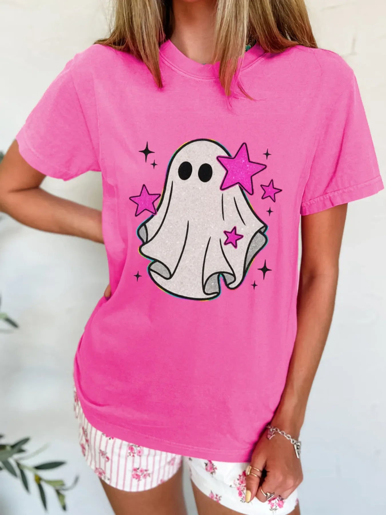 Spooky Graphic Pumpkin Tee Shirt - EasyApparels