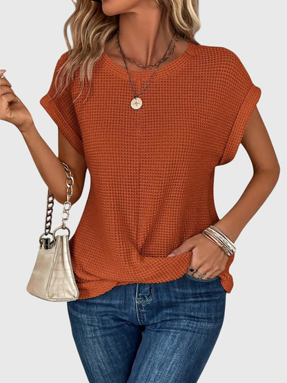 Isa | Classic Women's Crew Neck Top - Vossary