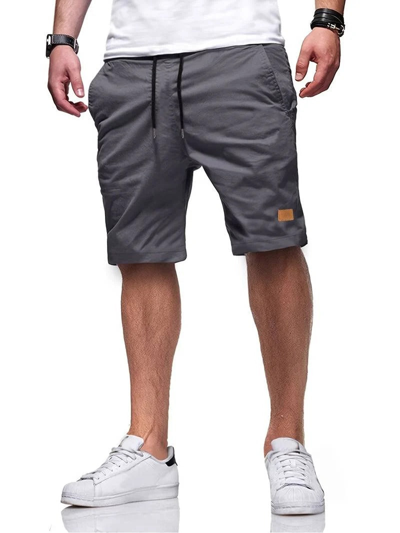 Elastic Waist Casual Shorts