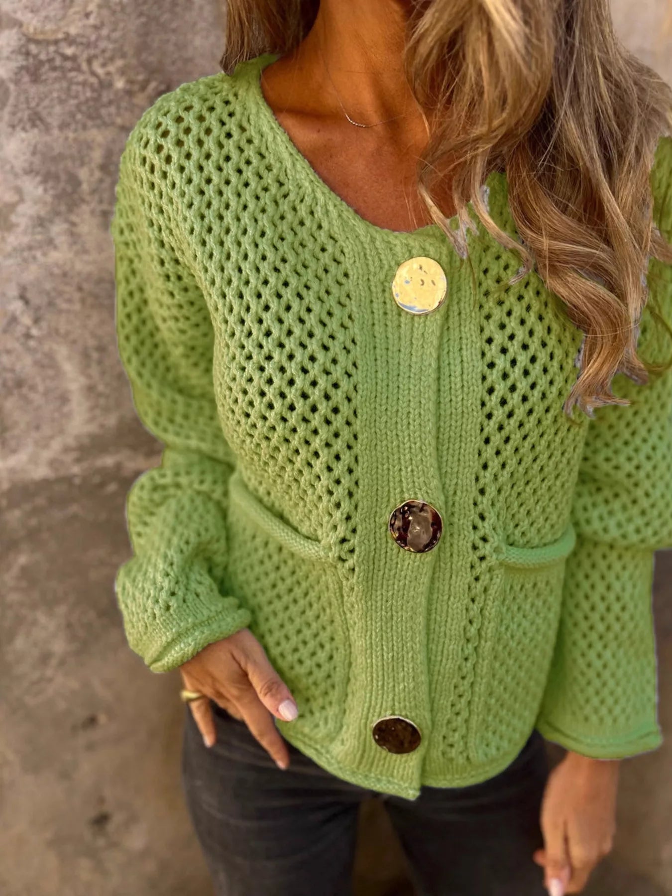Cozy Knit Open Front Long Cardigan