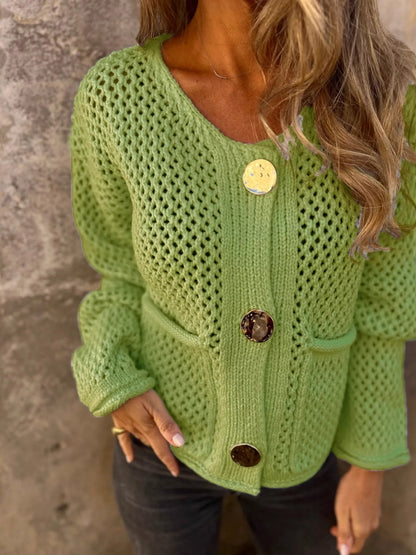 Cozy Knit Open Front Long Cardigan