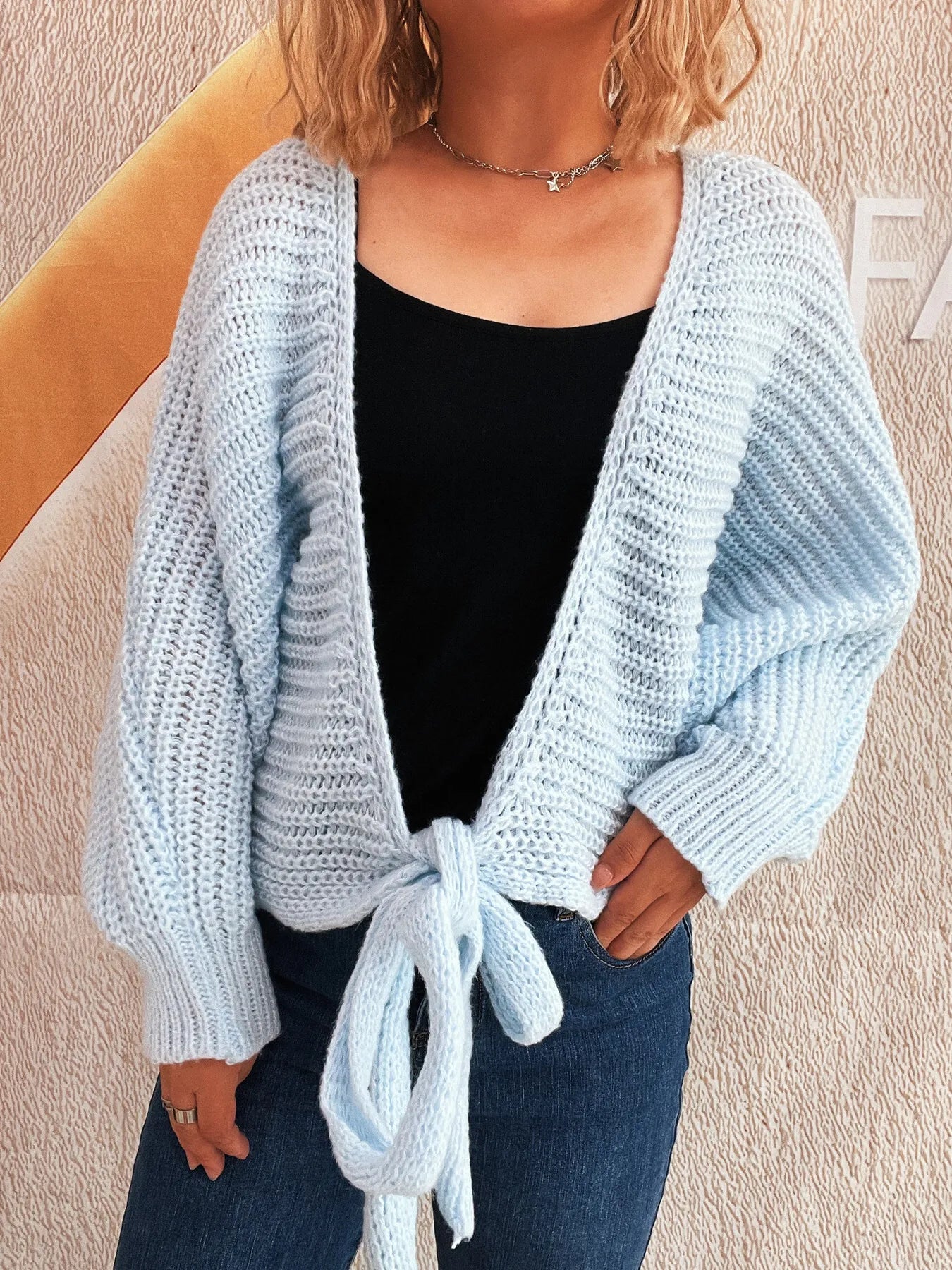 Open Front Cozy Long Cardigan - EasyApparels
