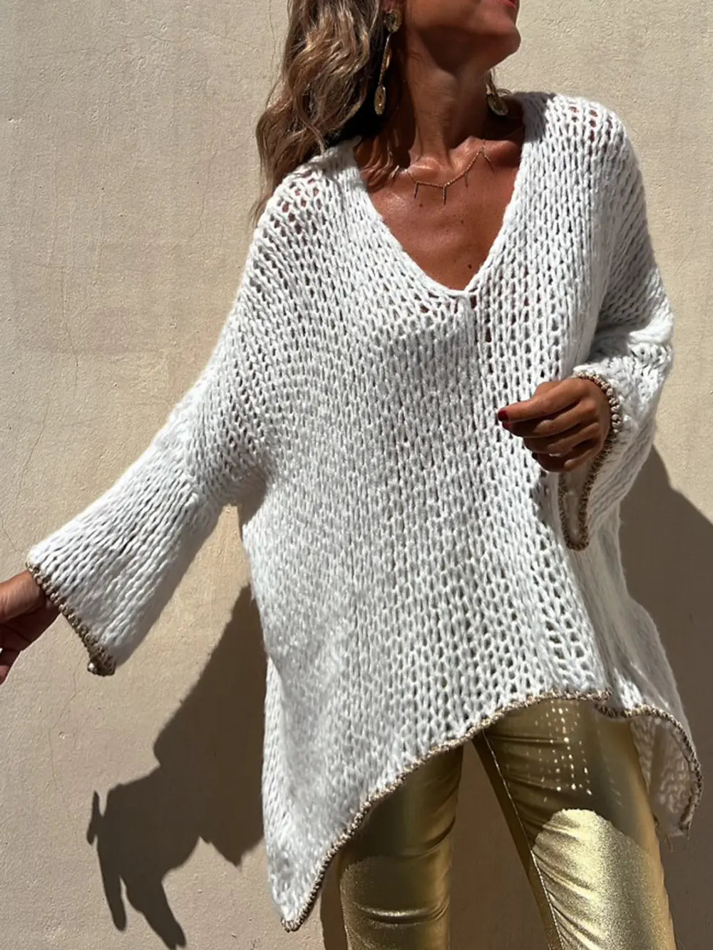 Bold V-Neck Tall Sweater