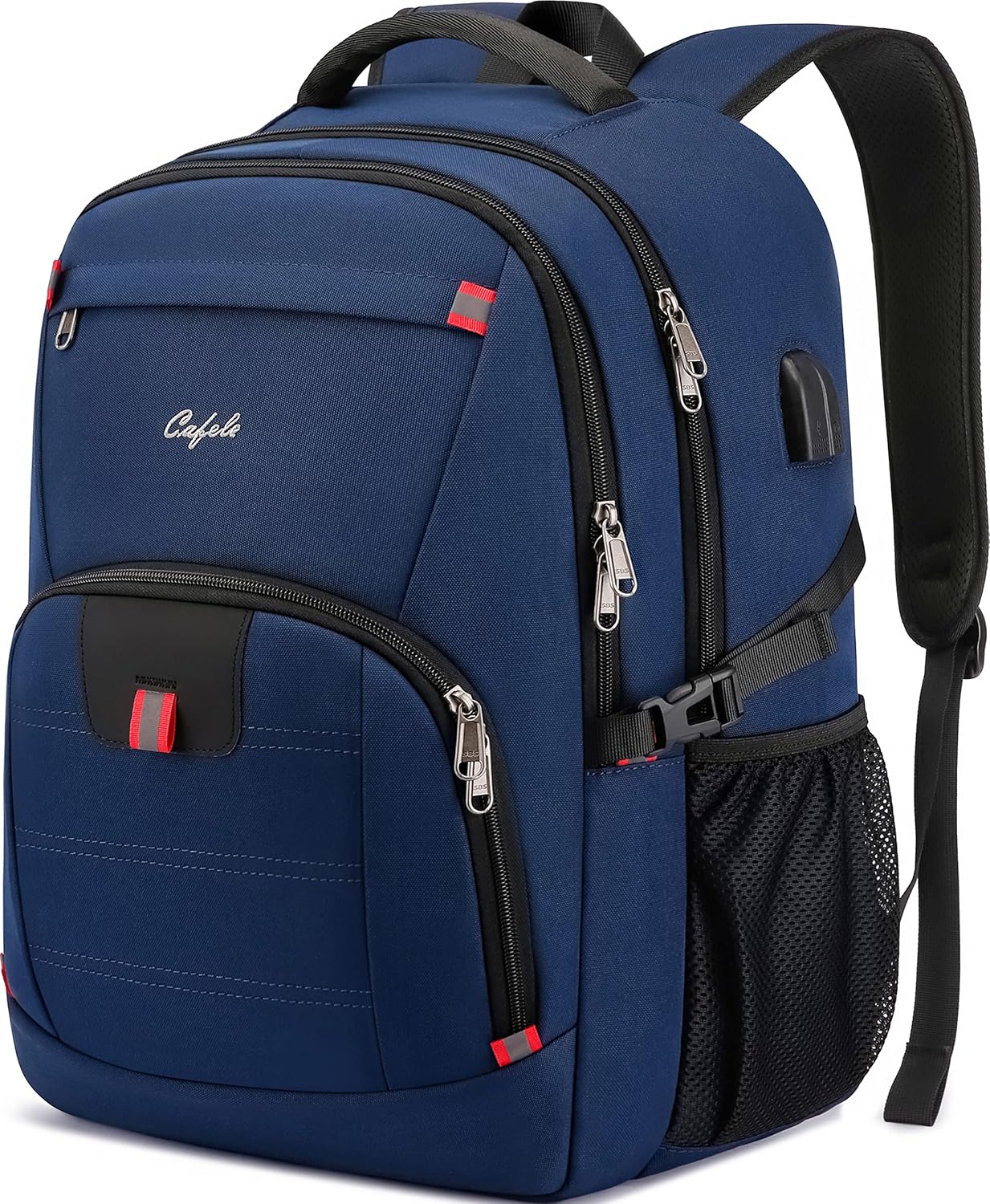 Waterproof Laptop Backpack with USB Charger & Secure Design