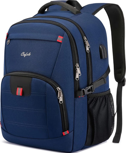 Waterproof Laptop Backpack with USB Charger & Secure Design