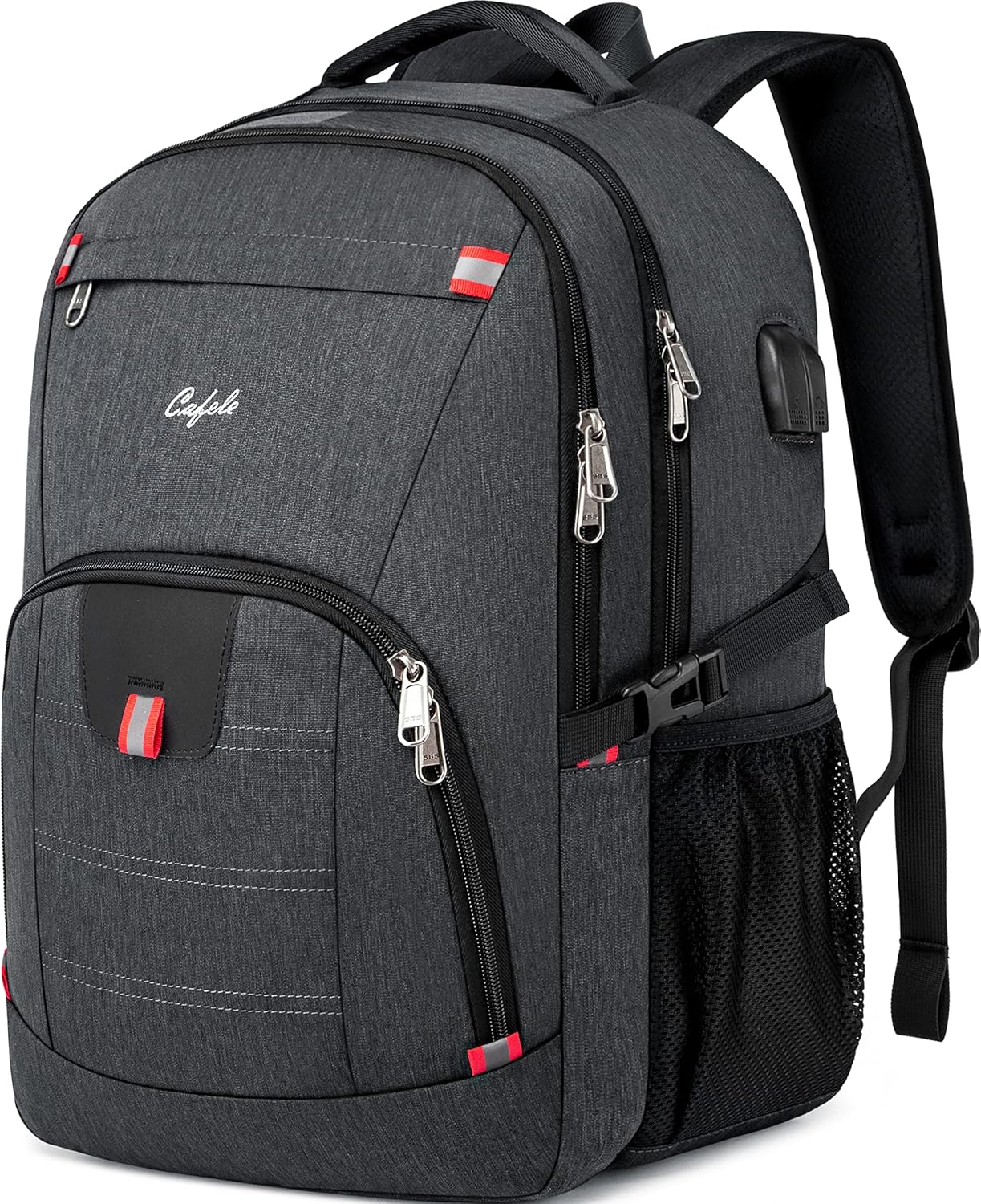 Waterproof Laptop Backpack with USB Charger & Secure Design