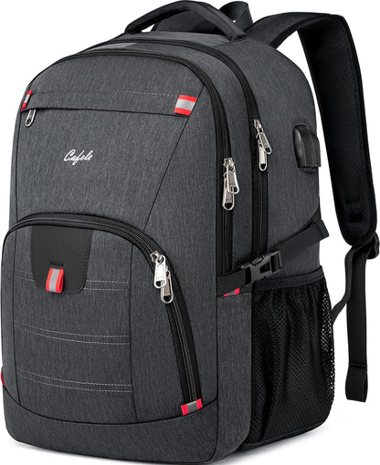 Waterproof Laptop Backpack with USB Charger & Secure Design
