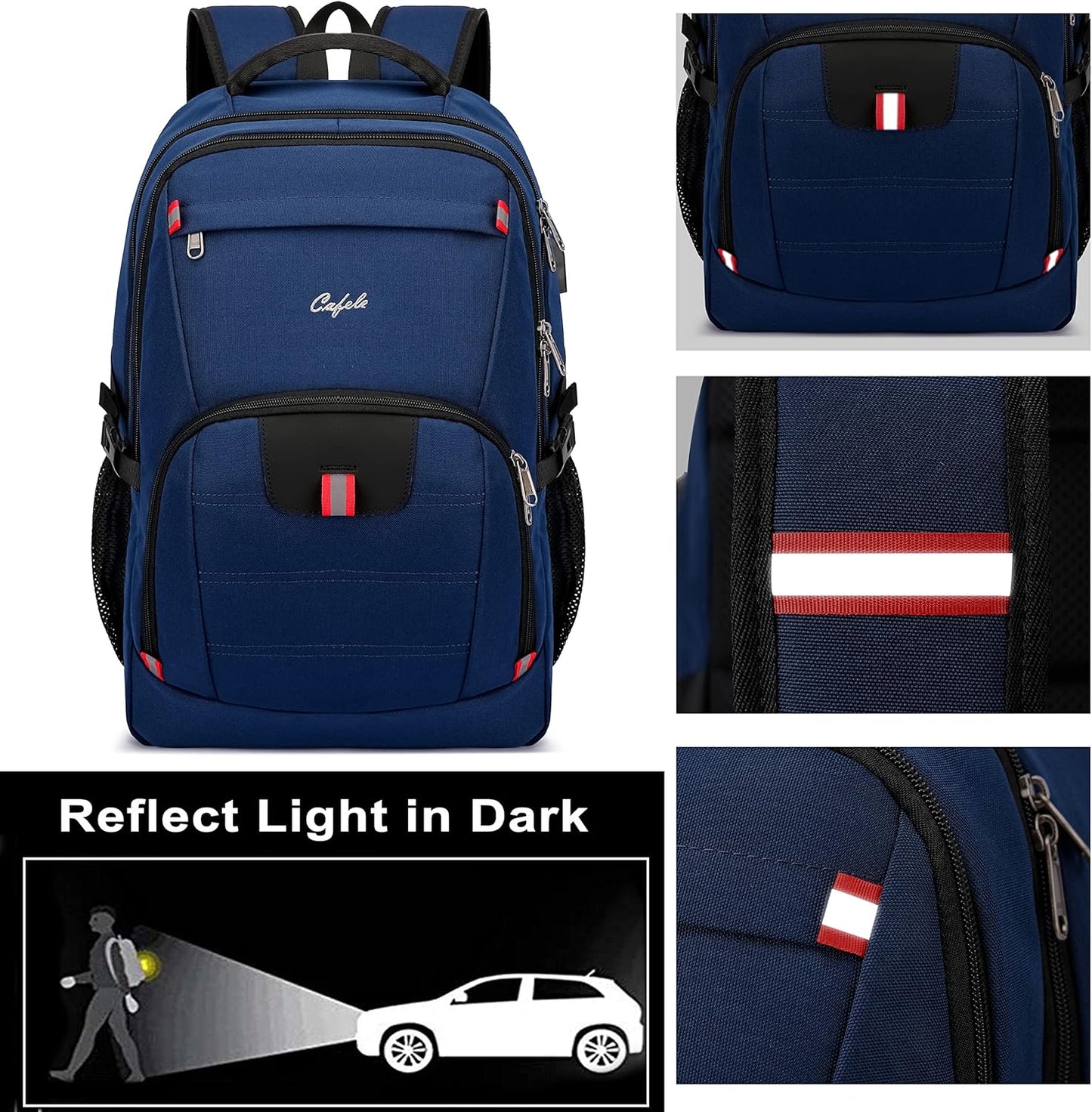 Waterproof Laptop Backpack with USB Charger & Secure Design