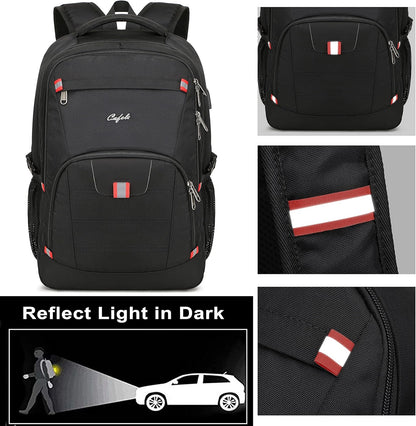 Waterproof Laptop Backpack with USB Charger & Secure Design