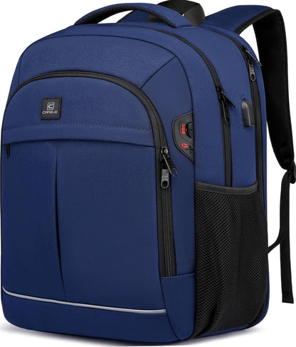Waterproof Laptop Backpack with USB Charger & Secure Design