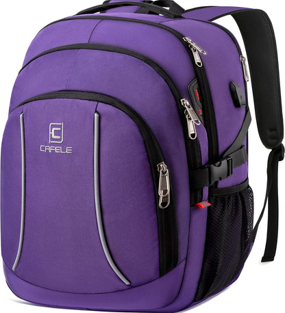 Waterproof Laptop Backpack with USB Charger & Secure Design