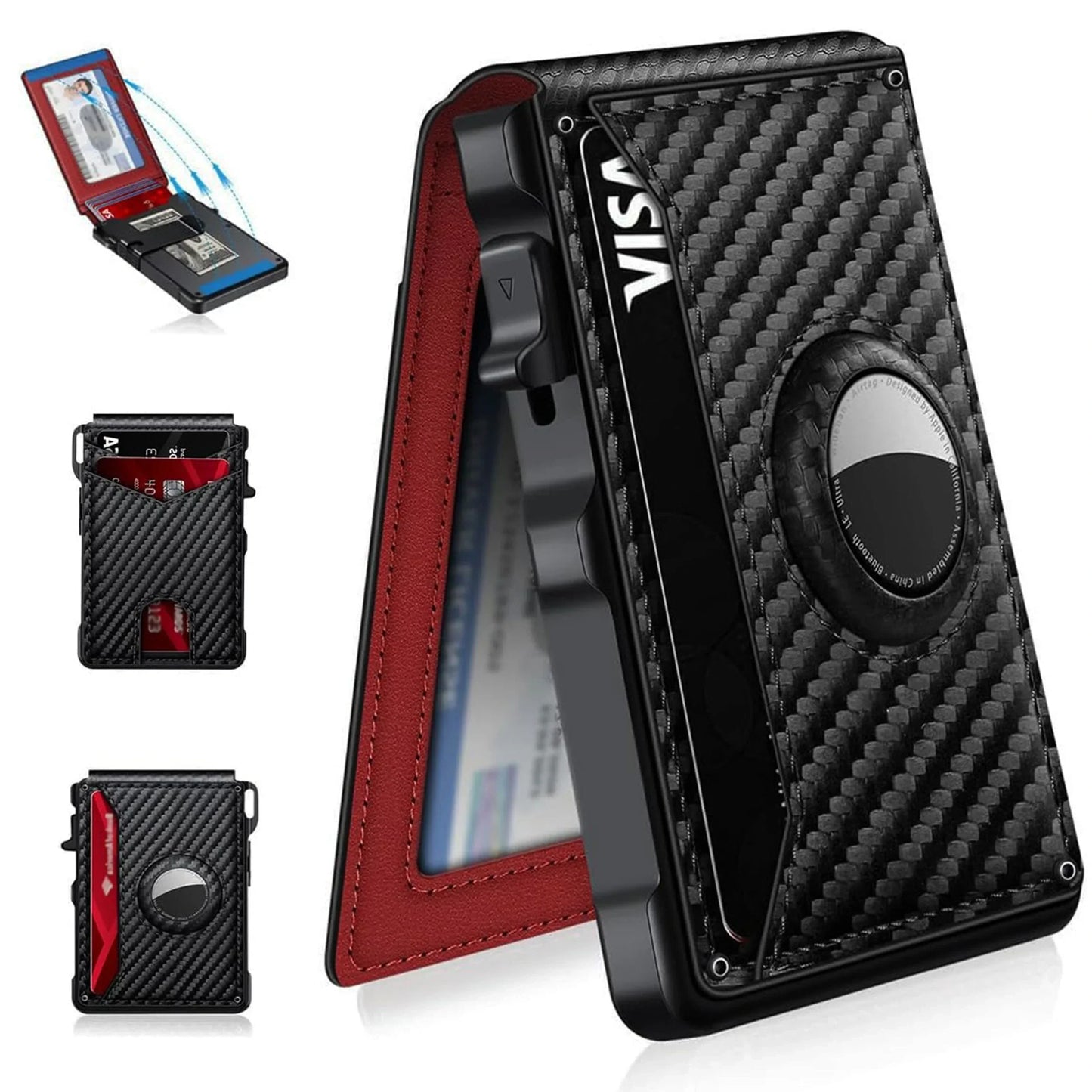 Thin RFID Leather Wallet Card Holder 2025