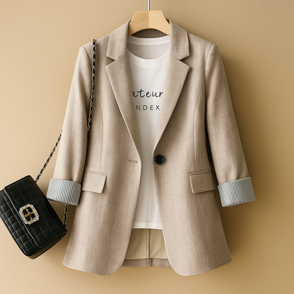 Chic Fit Women's Blazer Jacket - Vossary