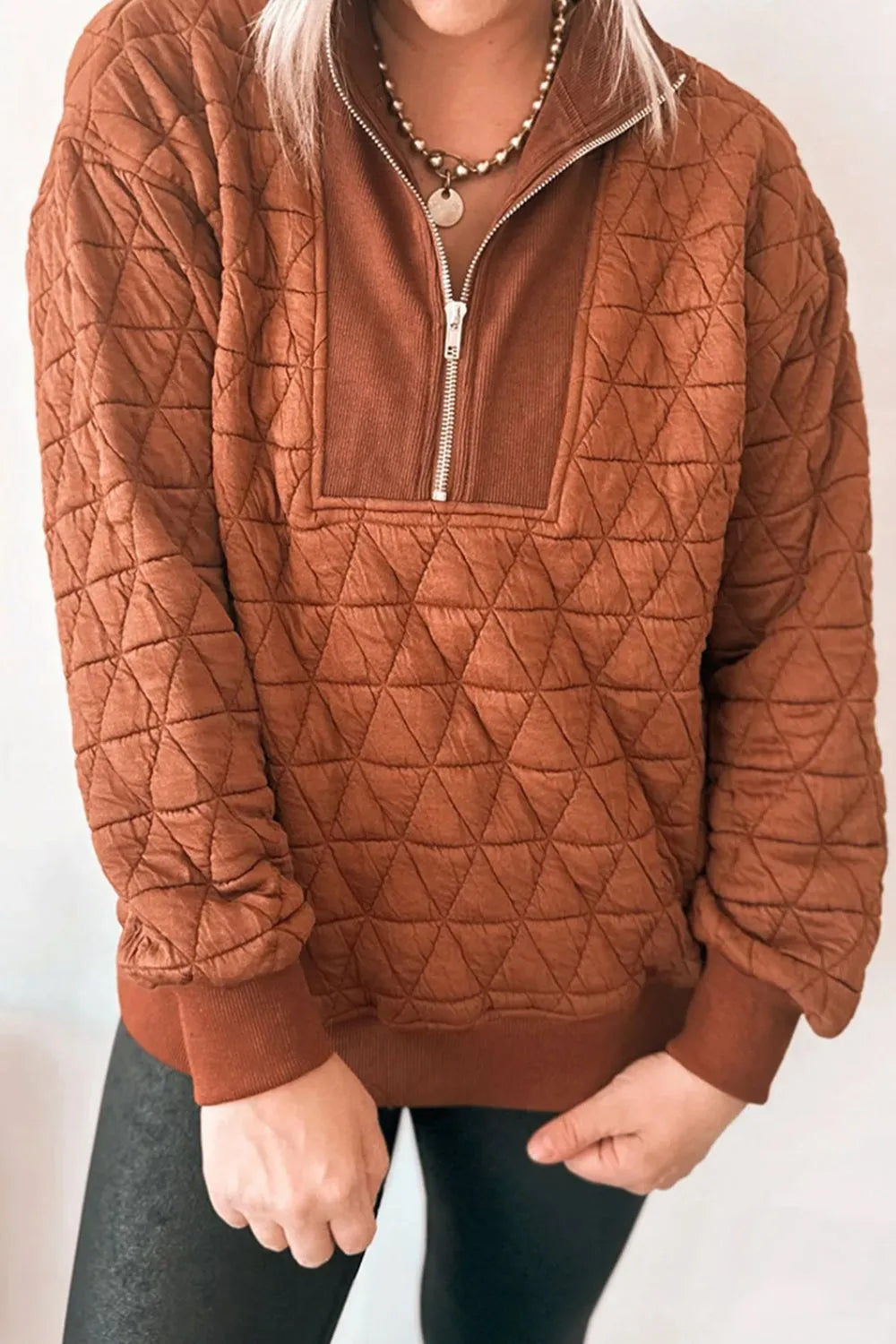 Padded Full-Zip Fleece Jacket - EasyApparels