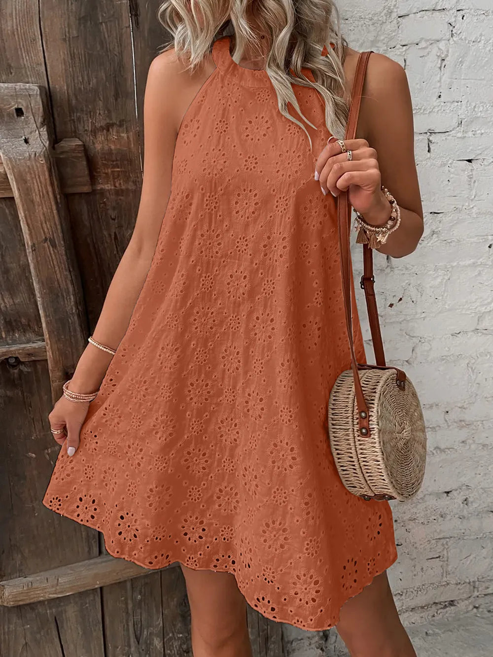 Boho Chic Off Shoulder Mini Dress - EasyApparels