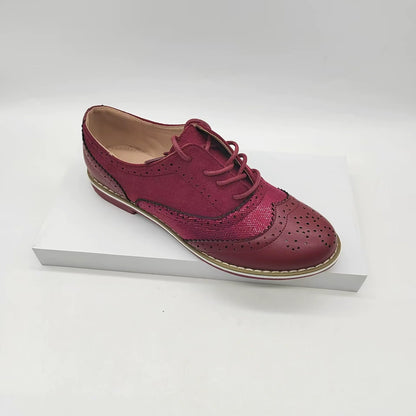 Classic Perforated Leather Lace Ups