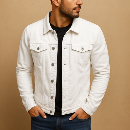 Nathan is a classic fitted shirt for men in breathable cotton. Perfect for formal, office, or casual looks. Order now for timeless style and comfort!