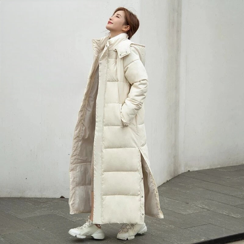 Warm Waterproof Long Women's Parka Coat