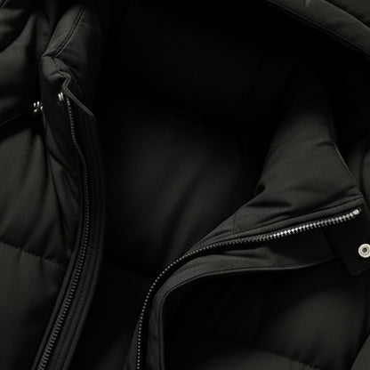 Warm Waterproof Men's Down Hooded Parka Jacket