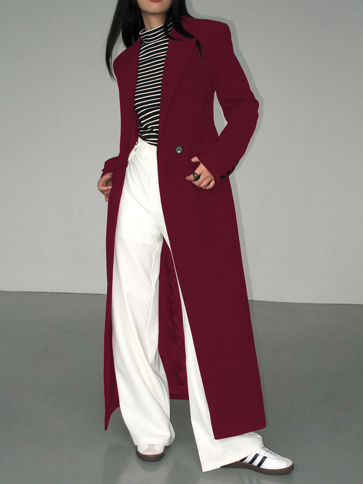 Classic Lapel Business Blazer Coat