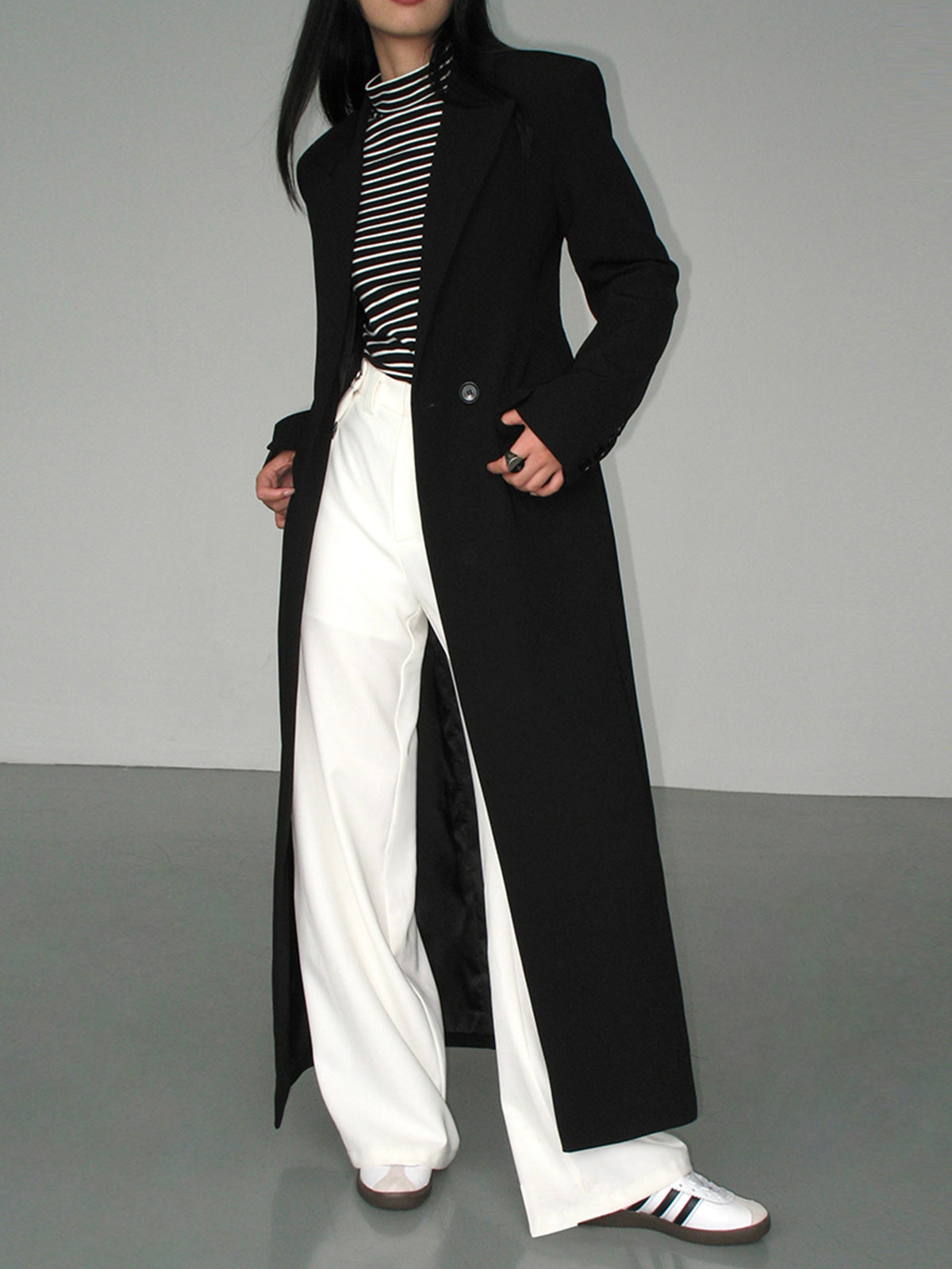Classic Lapel Business Blazer Coat - EasyApparels