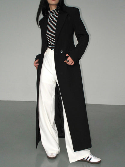 Classic Lapel Business Blazer Coat - EasyApparels