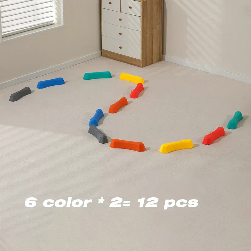 Colourful Stepping Stones - BalanceFun-Nora Luxe