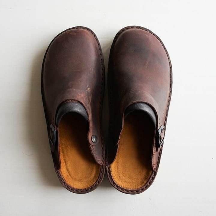 Comfort clogs for Men – Bruno-Dark brown-6-The Livary