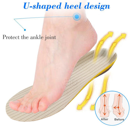 Comfortable Orthopedic Insoles for Flat Feet - FlexiArch-S-1 pair-Nora Luxe