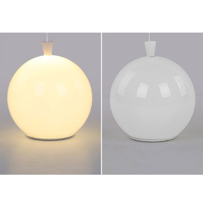Compact Modern LED Balloon Ceiling Light - AuraLite-7.87 in-White-Nora Luxe