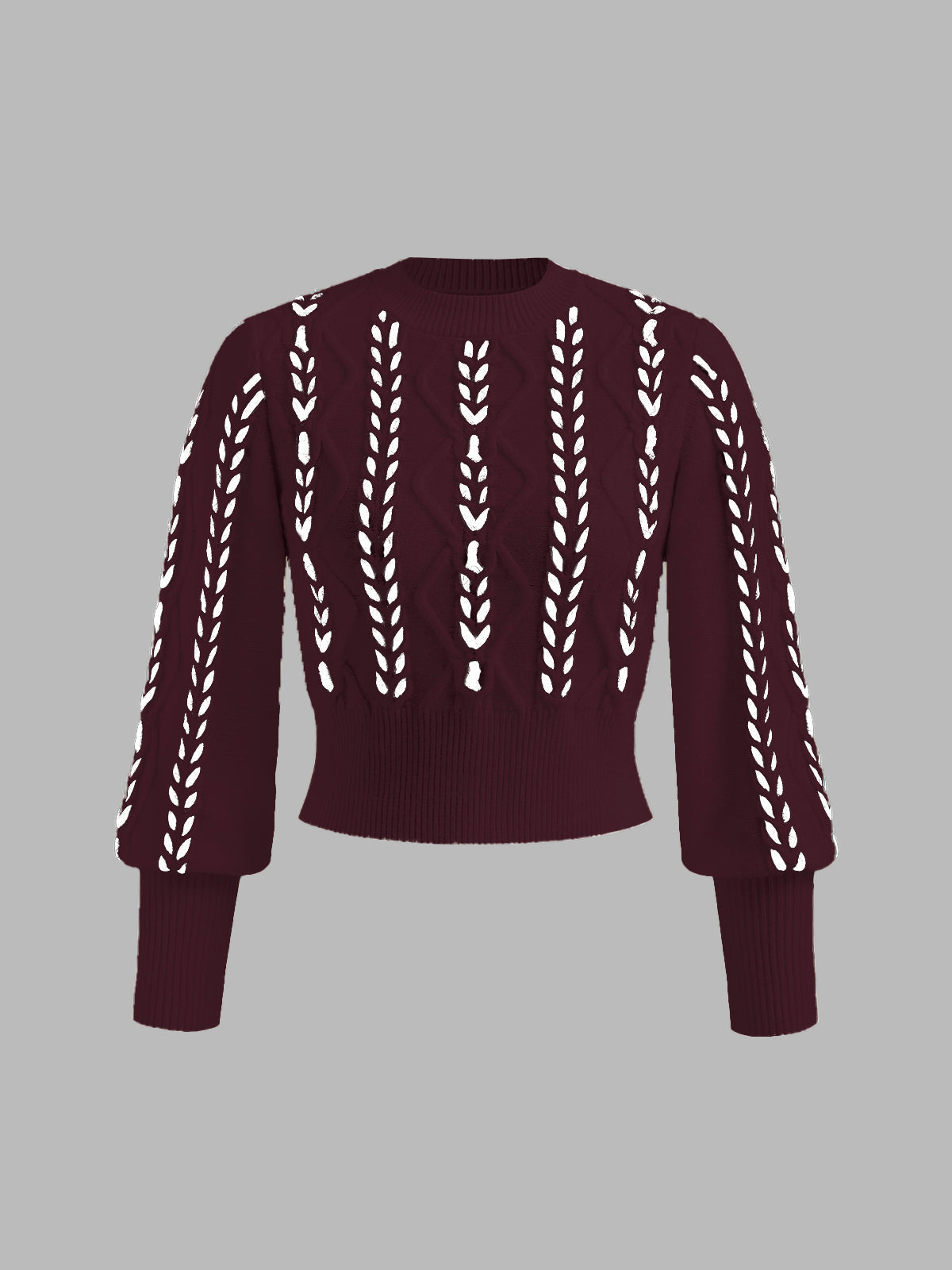 High Contrast Fit Crew Sweater