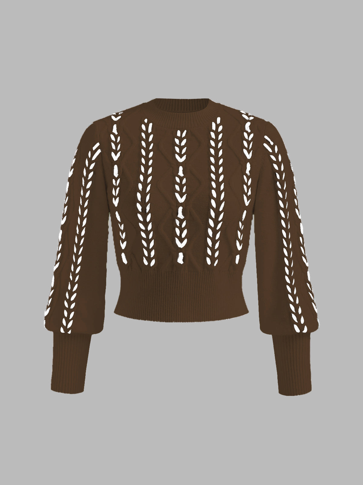 High Contrast Fit Crew Sweater