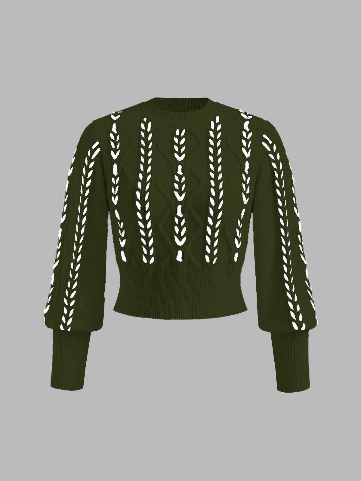 High Contrast Fit Crew Sweater
