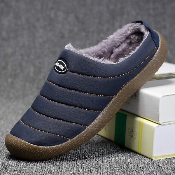 CozyWarm Men's Slippers | Warmly Lined for Extra Warmth-Green-6.0-Nora Luxe