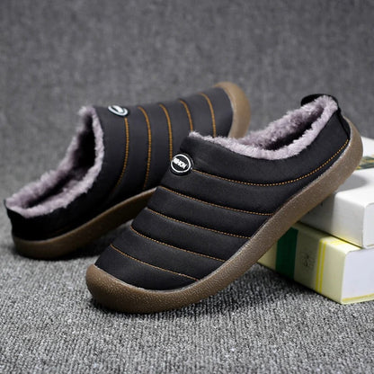 CozyWarm Men's Slippers | Warmly Lined for Extra Warmth-Green-6.0-Nora Luxe