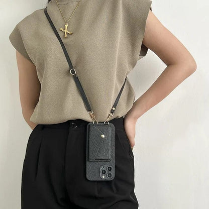 Small Phone Purse with Strap and Card Slot