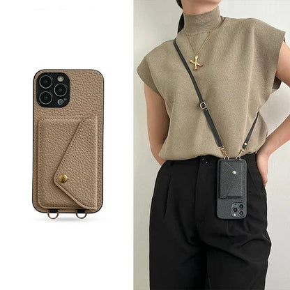 Small Phone Purse with Strap and Card Slot - Vossary