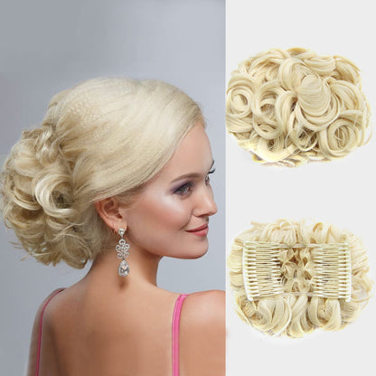 Curly Knot Hair Extension – FluffyFix-01#-Nora Luxe
