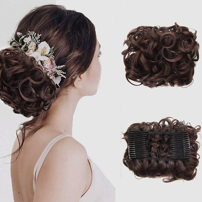 Curly Knot Hair Extension – FluffyFix-04#-Nora Luxe